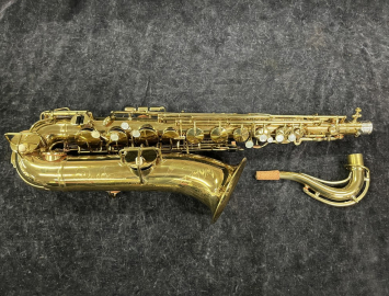 Vintage King H.N. White C Melody Sax in Gold Lacquer, Serial # 68406